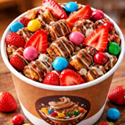 Strawberry Kova Waffle